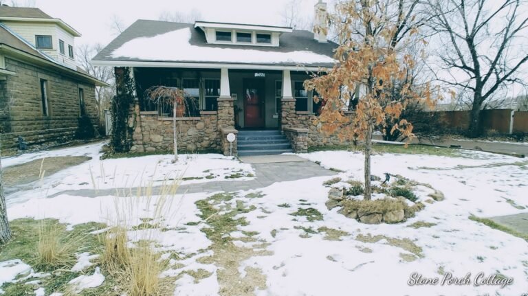 Stone Porch Cottage in December